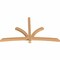 Ekena Millwork Davenport Timber Gable Bracket, Western Red Cedar, 84"W x 49"H x 3 1/2"D x 3 1/2"F, 14/12 Pitch GBW084X49X0404DAV00SWR - alternate 3